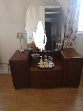 Austinsuite 1930s Dressing Table with Mirror