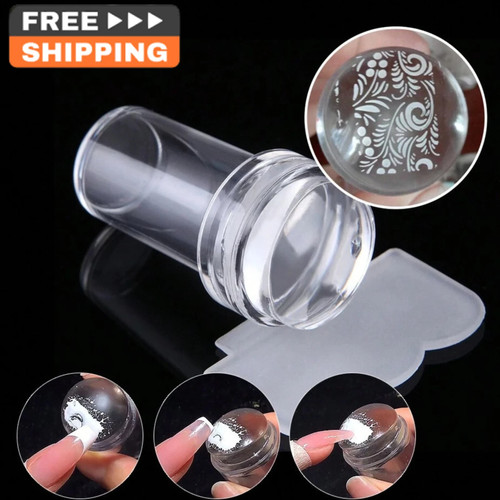 Clear silicone jelly nail - clear,