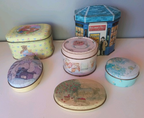 Tins bundle six small - tins,
