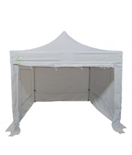 MCD Pop 32mm White Heavy Duty Pop Up Gazebo 3m x 3m Easy Up Market With Sides