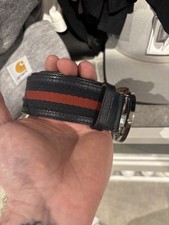 VINTAGE DOUBLE G GUCCI BELT 