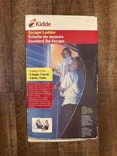 Kidde 2 Story 13ft Fire Escape Ladder Red/White Box Opened New