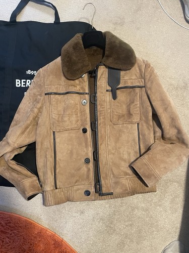 Berluti suede shearling jacket - berluti,