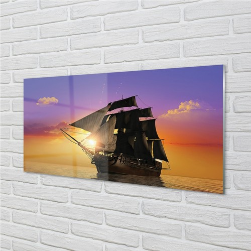 Tulup glass print 100x50 - tulup, wall