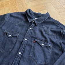 Levi's Denim Shirt Mens Blue