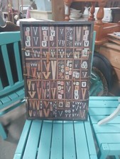 Vintage style wooden note