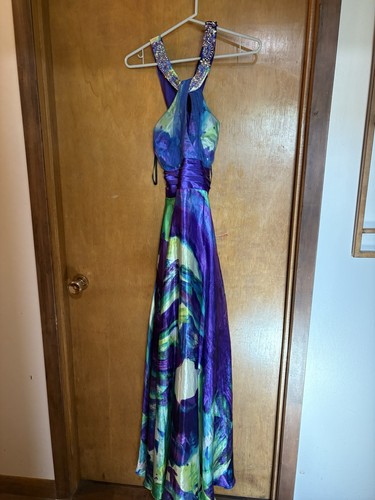 Masquerade colorful gown - masquerade,