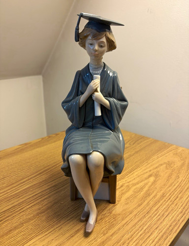 Lladro graduating girl - “graduating, girl”