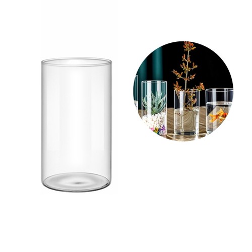 Glass cylinders vase clear - cylinders,