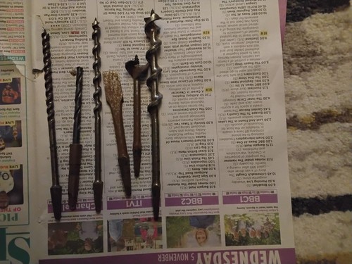 Vintage assorted wood turning - wood,