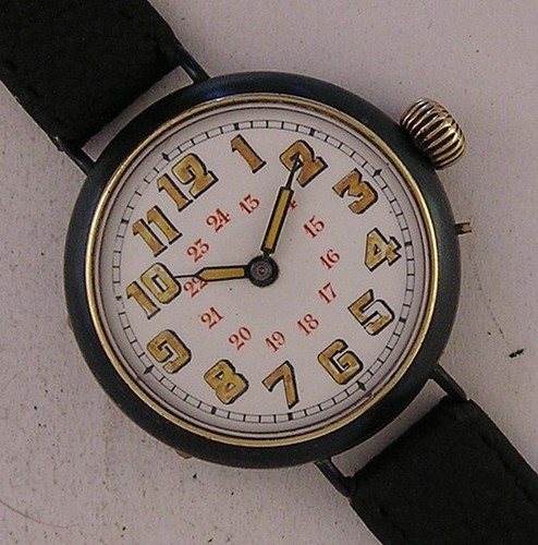 Serviced military cylindre ww1 - serviced,