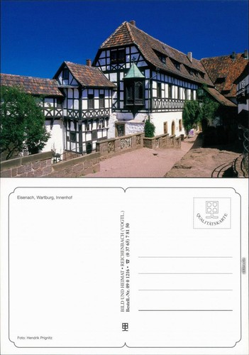 Postcard eisenach wartburg - postcard,