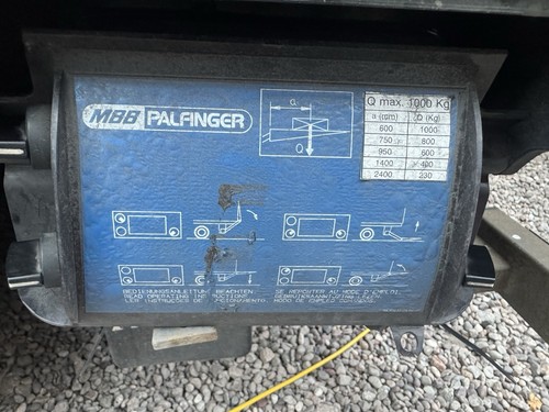 Mbb palfinger 1000kg - mbb, tail