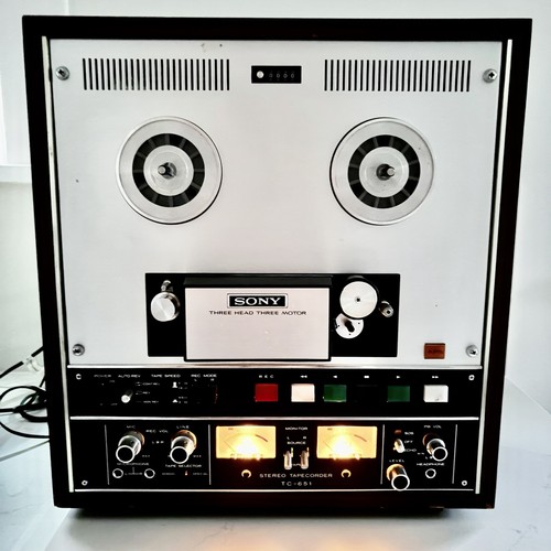 Vintage sony 651 reel to - tc-651,