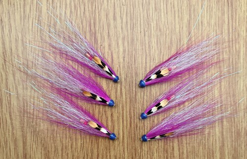 Pearly pink tube flies - x,