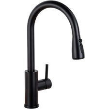 Kitchen Sink Taps 360° Faucet Single Lever Pull Out 2 Modes Spray Mixer Taps