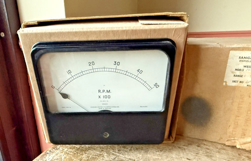 Sangamo weston ltd rpm meter - ltd.,