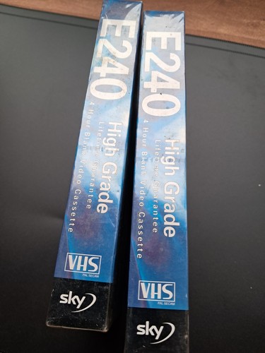 Vhs new cassettes - new,