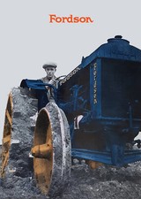 Vintage Fordson E27N Tractor Poster Brochure Art (A3)