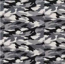 Cotton Fabric - Grey Arctic