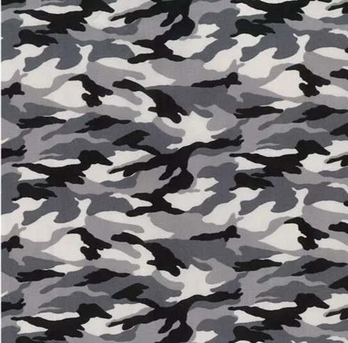Cotton fabric grey arctic - fabric,