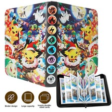 For Pokemon Trading Cards Album Folder 400/900 Pockets Card Binder Holder Gifts