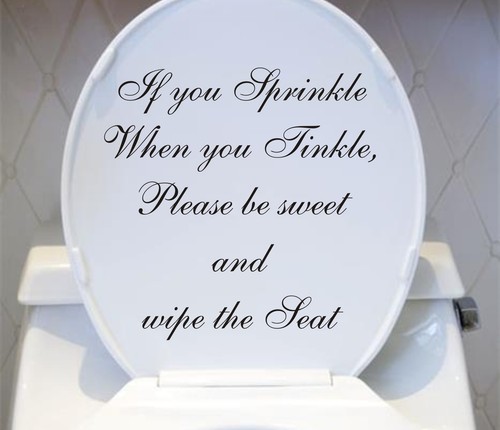 You sprinkle tinkle vinyl - if,