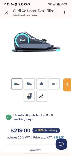 Cubii manual under desk - go, under-desk