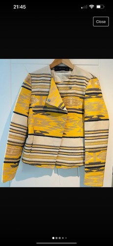 Zara basic asymmetrical yellow - zara,