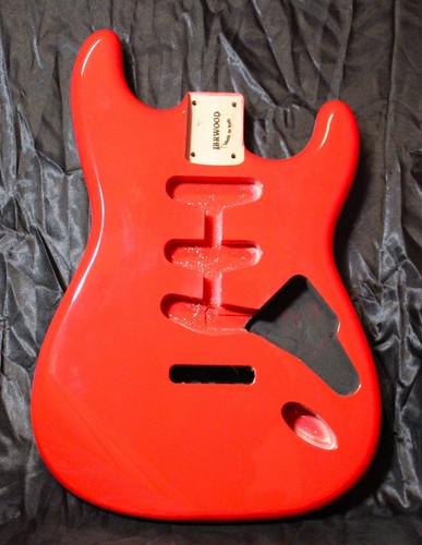 Stratocaster body fiesta - , red