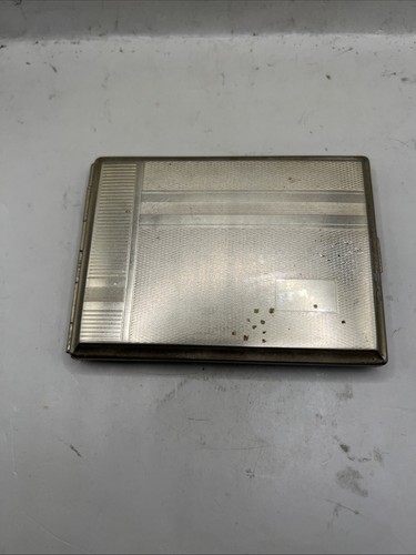 Vintage cigarette case - cigarette, silver