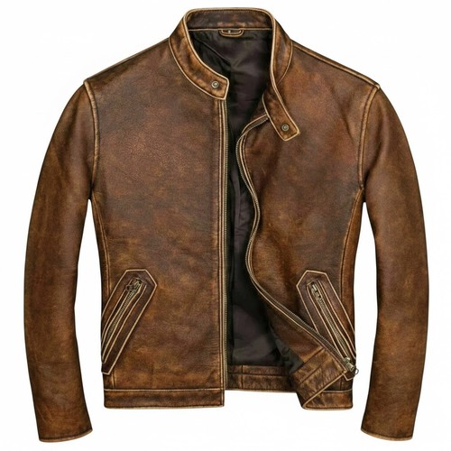 Men biker brown - men's,