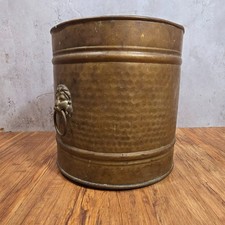 Vintage Brass Lion Mask Ring