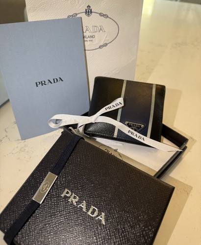Prada men leather wallet - men's,