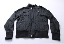 Fred Perry Men's Mid-Length Water Resistant Windbreaker Jacket LB3 Black Small