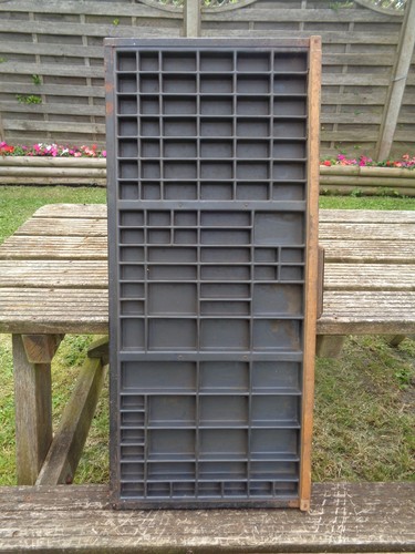 Vintage printers tray plastic - tray,