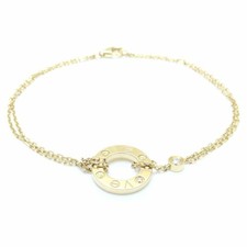 CARTIER Love Circle Bracelet 2P Diamond K18YG Yellow Gold 293592