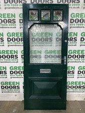 STAINED GLASS FRONT DOOR 1930s