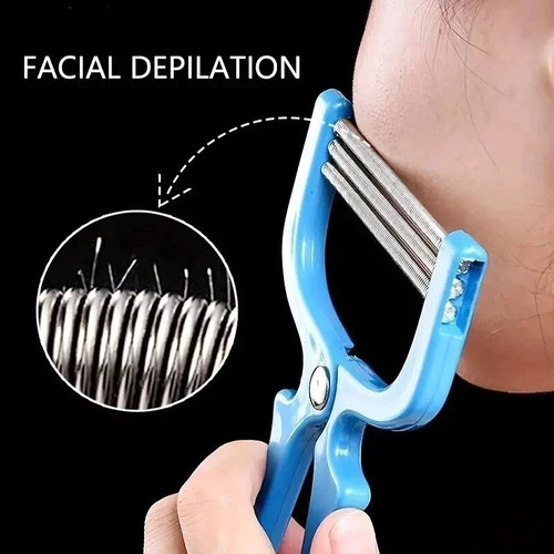 Facial hair remover tool face - remover,