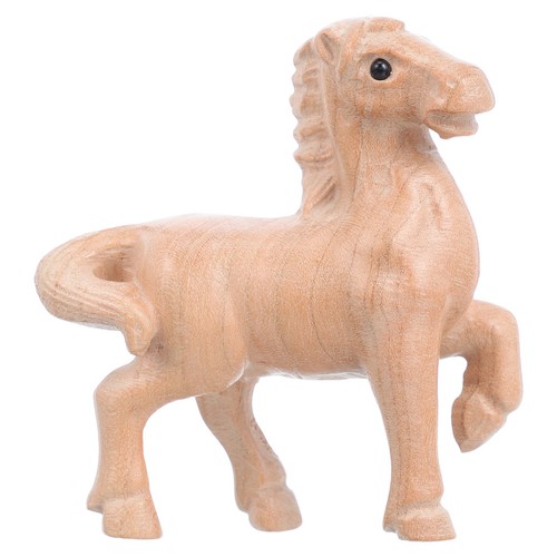 Wooden horse decoration - wooden,