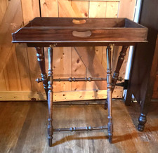 Antique Vtg wood Butlers Table