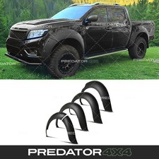 BLACK WIDE WHEEL ARCHES FENDER FLARE KIT FOR NISSAN NAVARA D23 NP300 15-20
