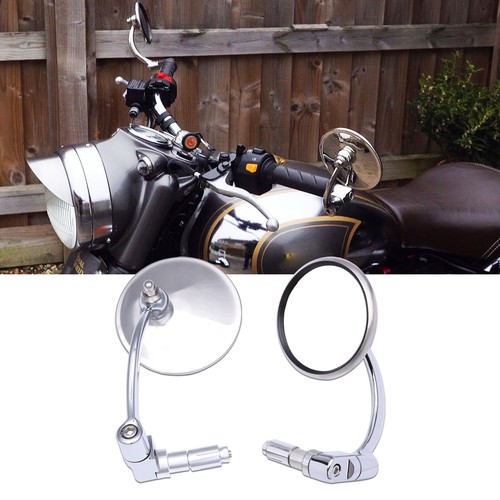 Pair bar end mirrors - pair,