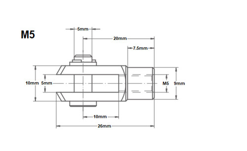 Clevis yoke fork - clevis,