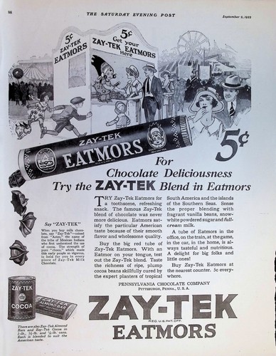 Original 1922 zay tek eatmors - original,