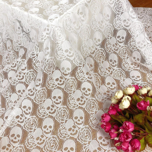 White lace fabric soft and - lace, fabric,