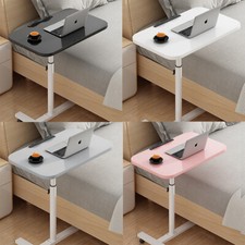 Over Bed Table Laptop Table Adjustable Height Mobility Aid Trolley Sofa Bed Tray