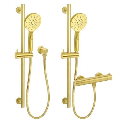 Brushed gold thermostatic - brushed,