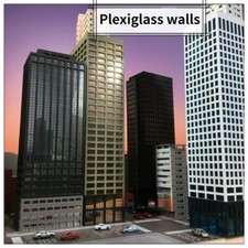 1:300 Diorama Buildings Model High-rise Skyscraper Scene Display Buildings Model