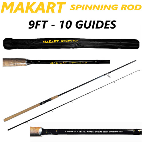 Fishing rod spinning pole - fishing, 9ft